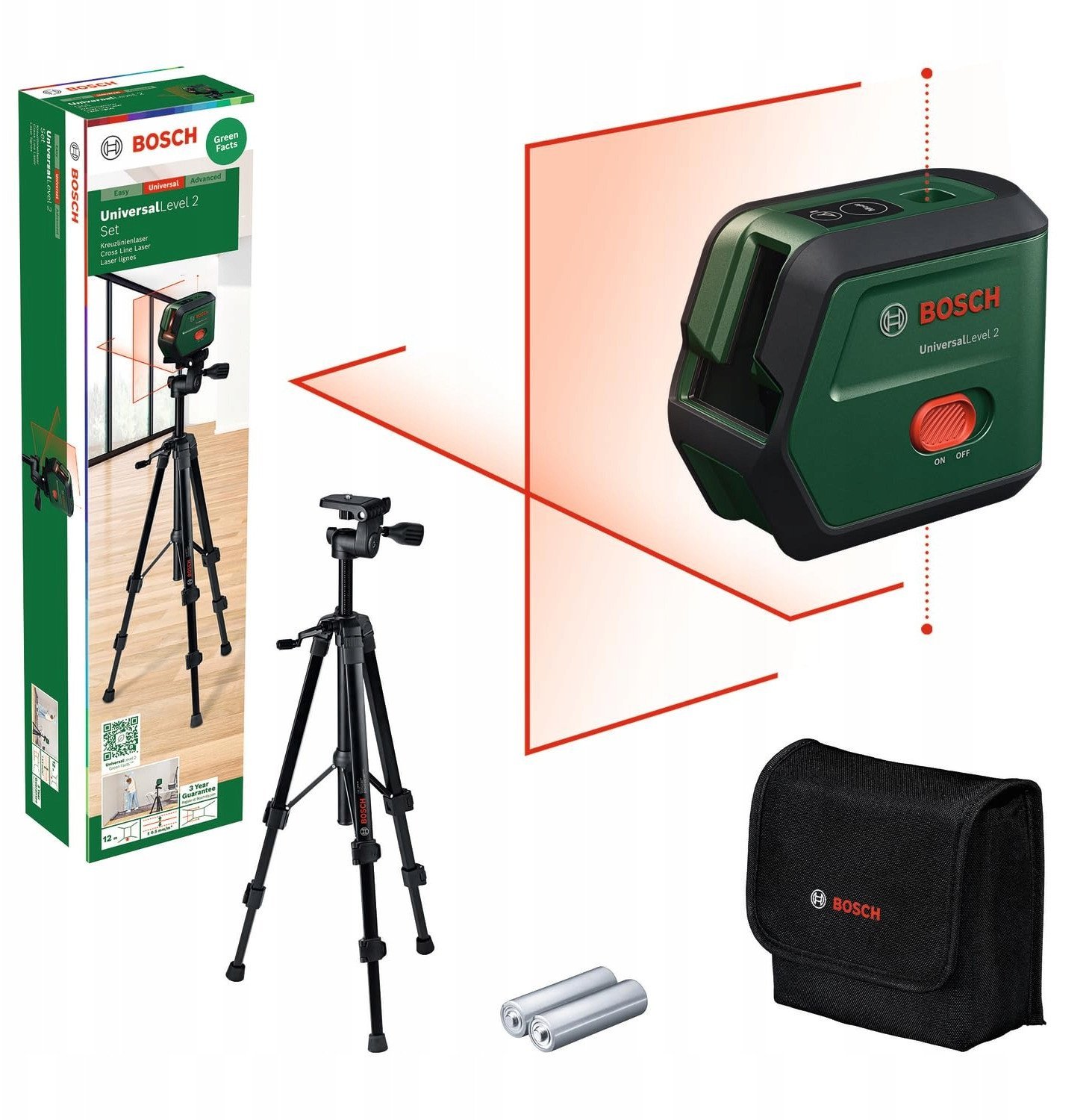 Bosch UniversalLevel 2 křížový laser