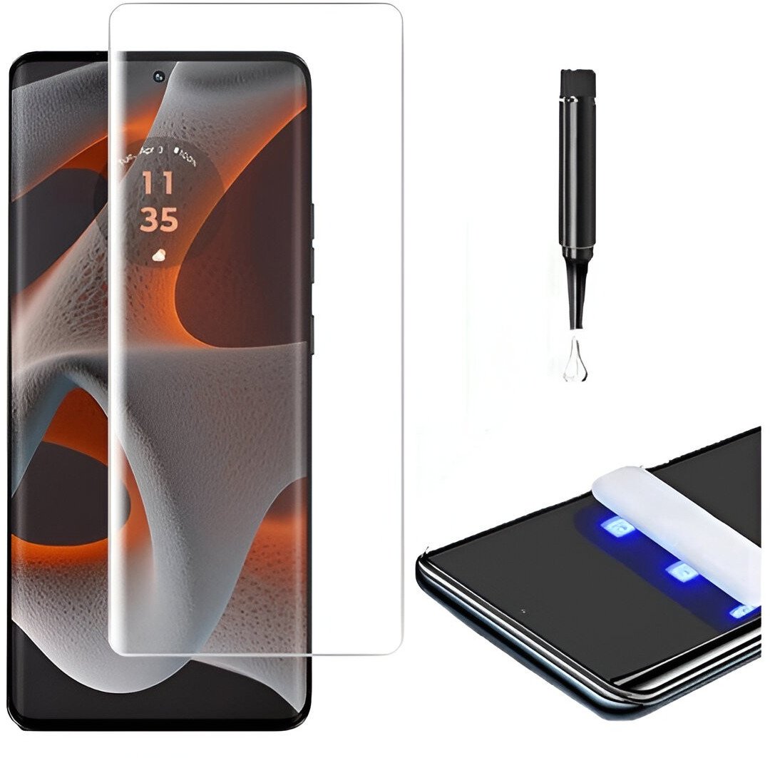 Szkło hartowane Supero Tempered Glass UV do Motorola Moto Edge 50 Pro, Przezroczyste