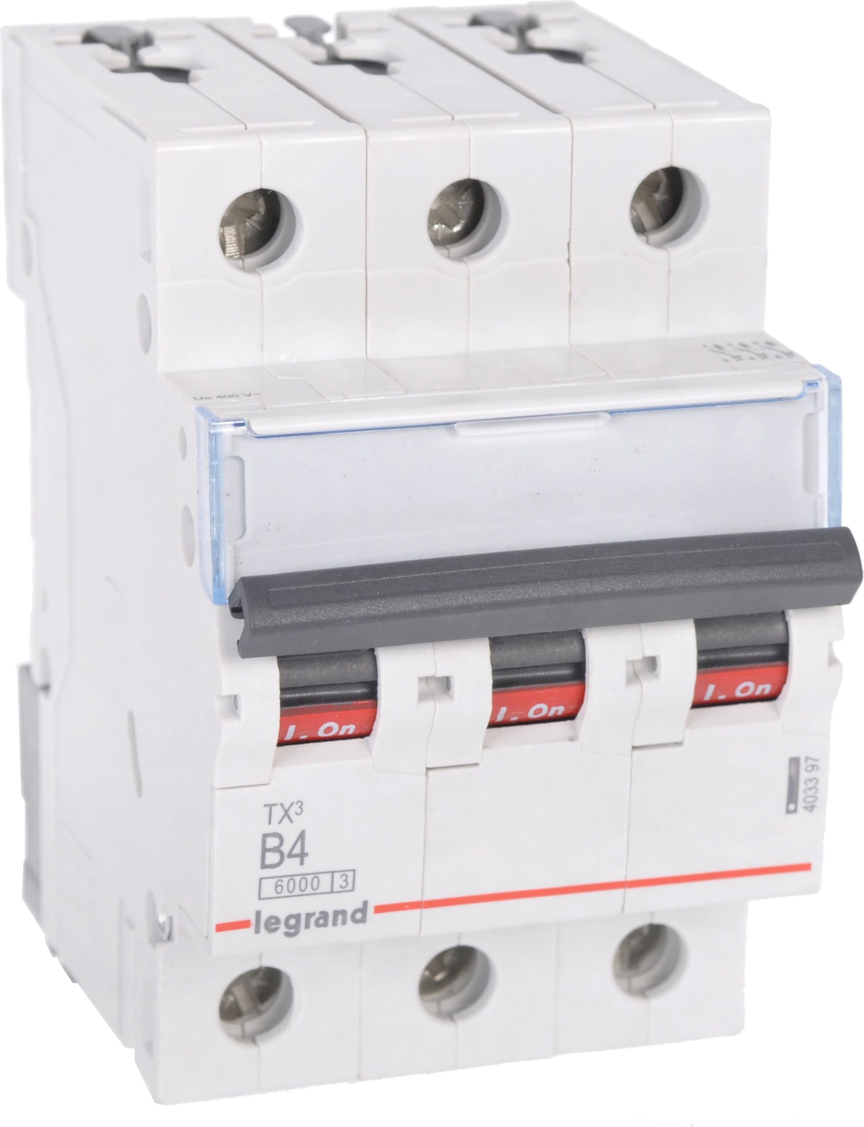 Legrand Wyłącznik nadprądowy 3P B 4A 6kA AC S303 TX3 (403397)