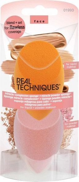 Real Techniques Real Techniques Sponges Miracle Complexion Sponge Set Aplikator 1szt
