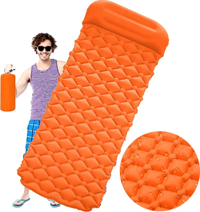 ZOLTA Materac jednoosobowy turystyczny plażowy do pływania