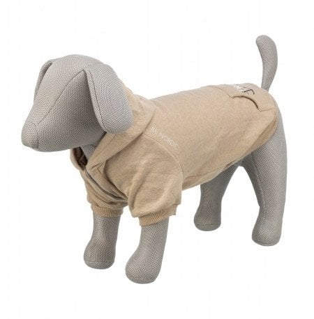 Trixie BE NORDIC Flensburg hoodie dla psa piaskowy, L: 62 cm