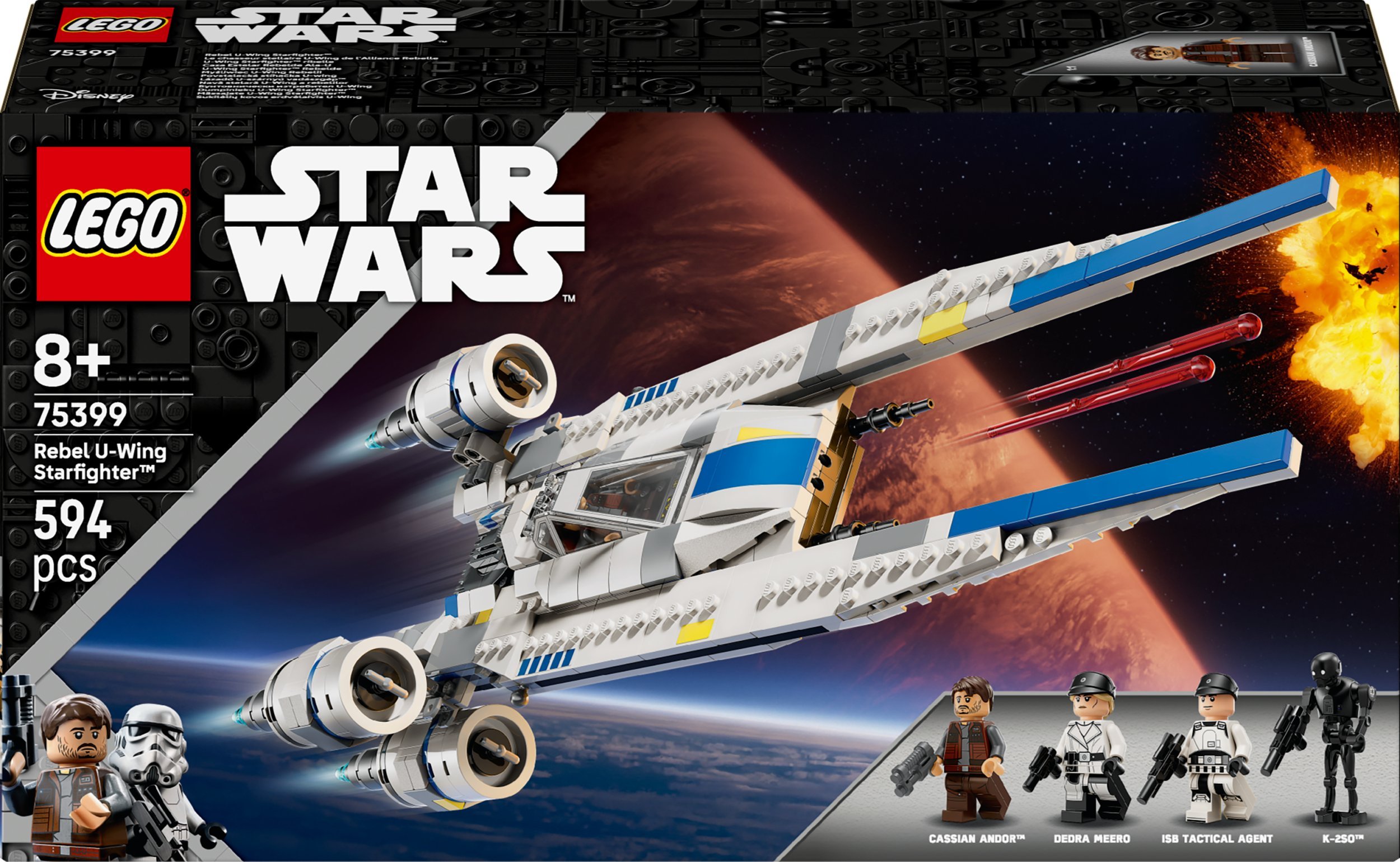 Star Wars Mysliwiec U-Wing Rebelii (75399)