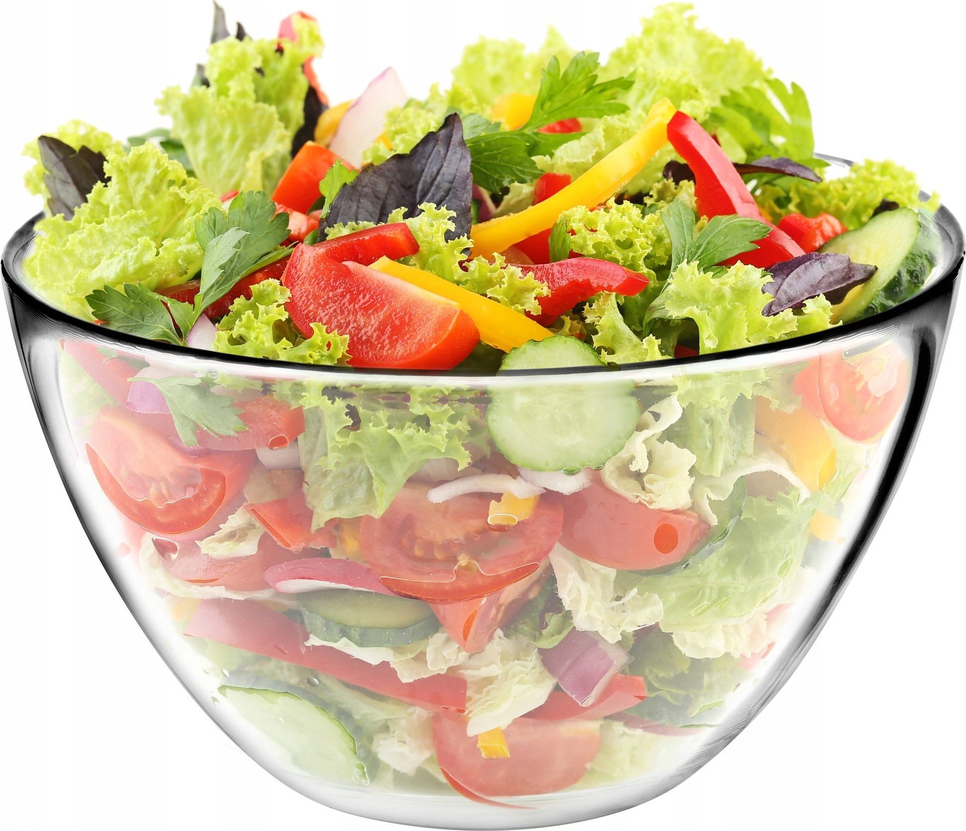 Kadax Salaterka Szklana Miska Na Sałatkę Owoce 17cm