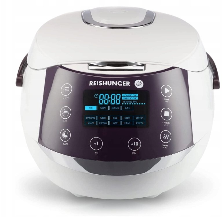 Reishunger 538-DRK Multicooker Ryżowar i parowar 12 programów 860 W 1,5l