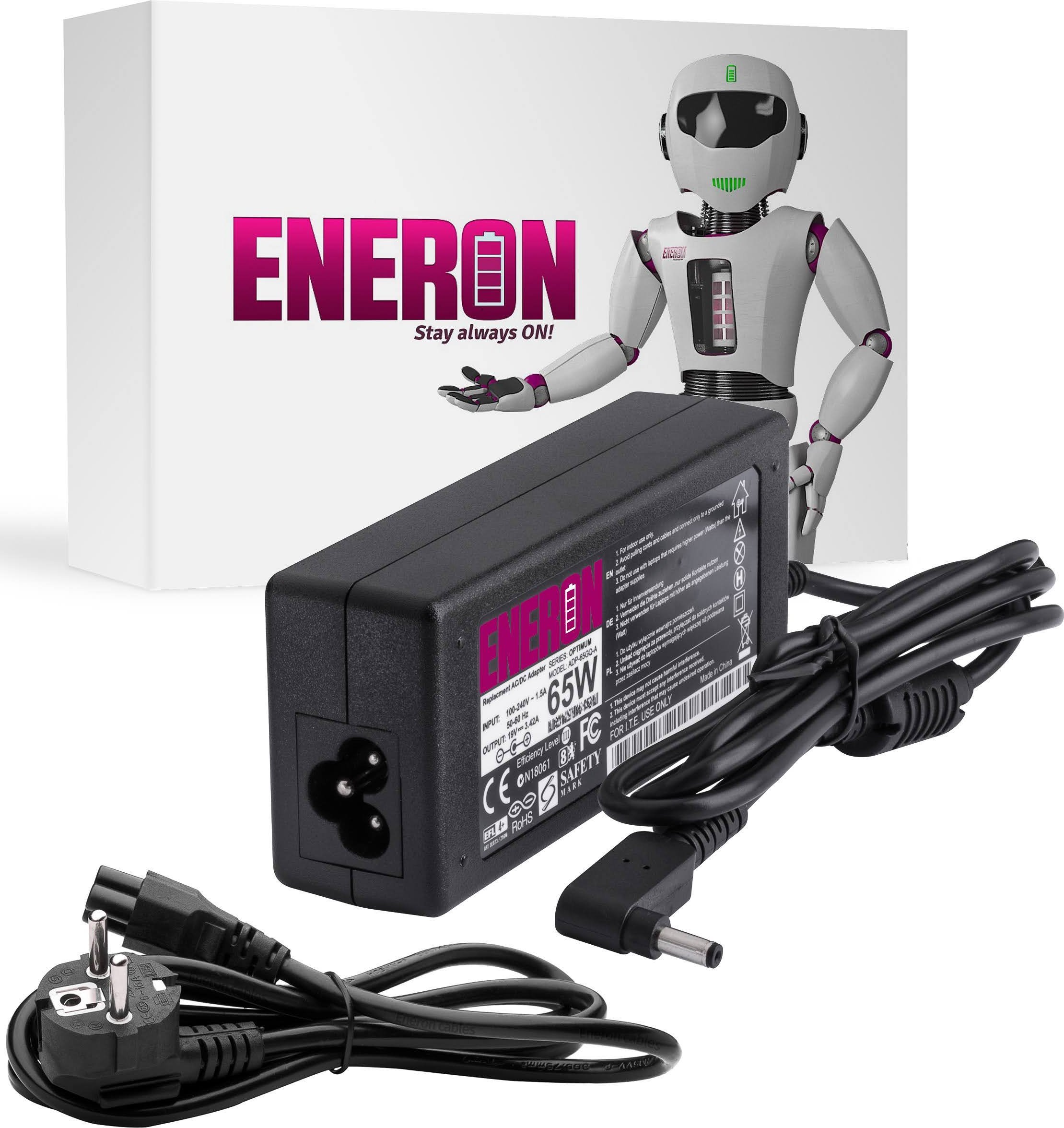 Zasilacz do laptopa Eneron 65 W, 1.3 mm, 3.42 A, 19 V