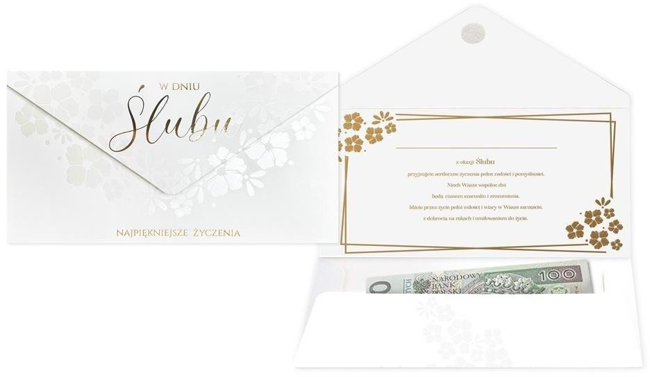 Koperta podarunkowa Ślub