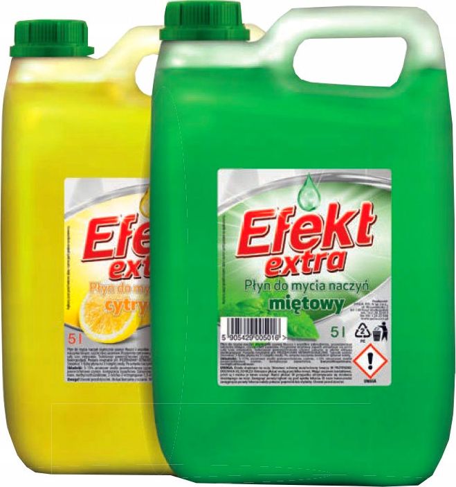EFEKT EFEKT - Płyn do mycia naczyń 5 l - Cytrynowy