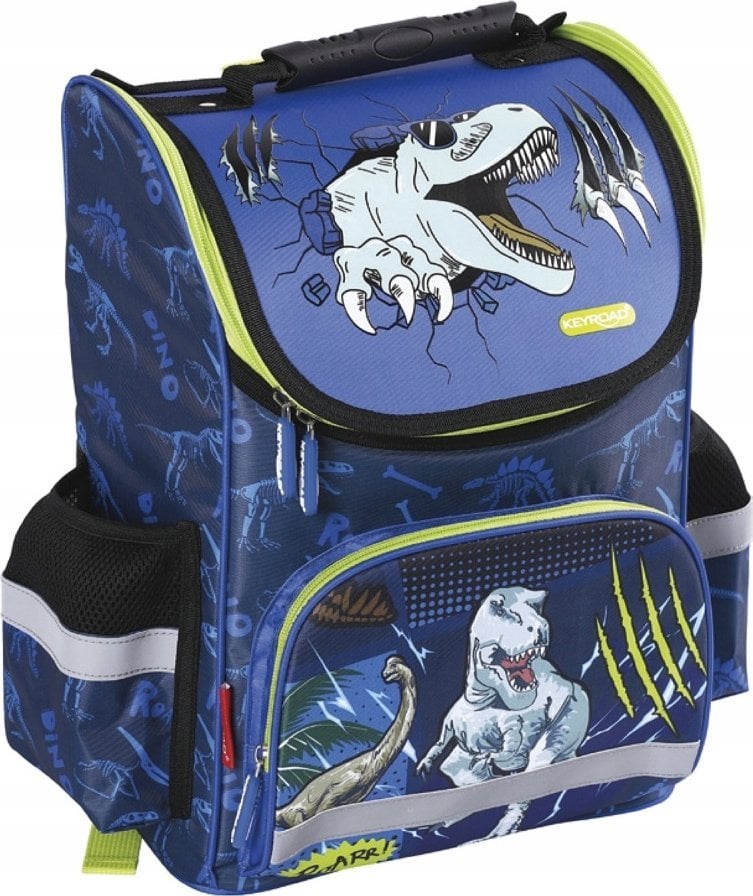 Keyroad Tornister szkolny KEYROAD Premium, 38x28x18 cm, Dino