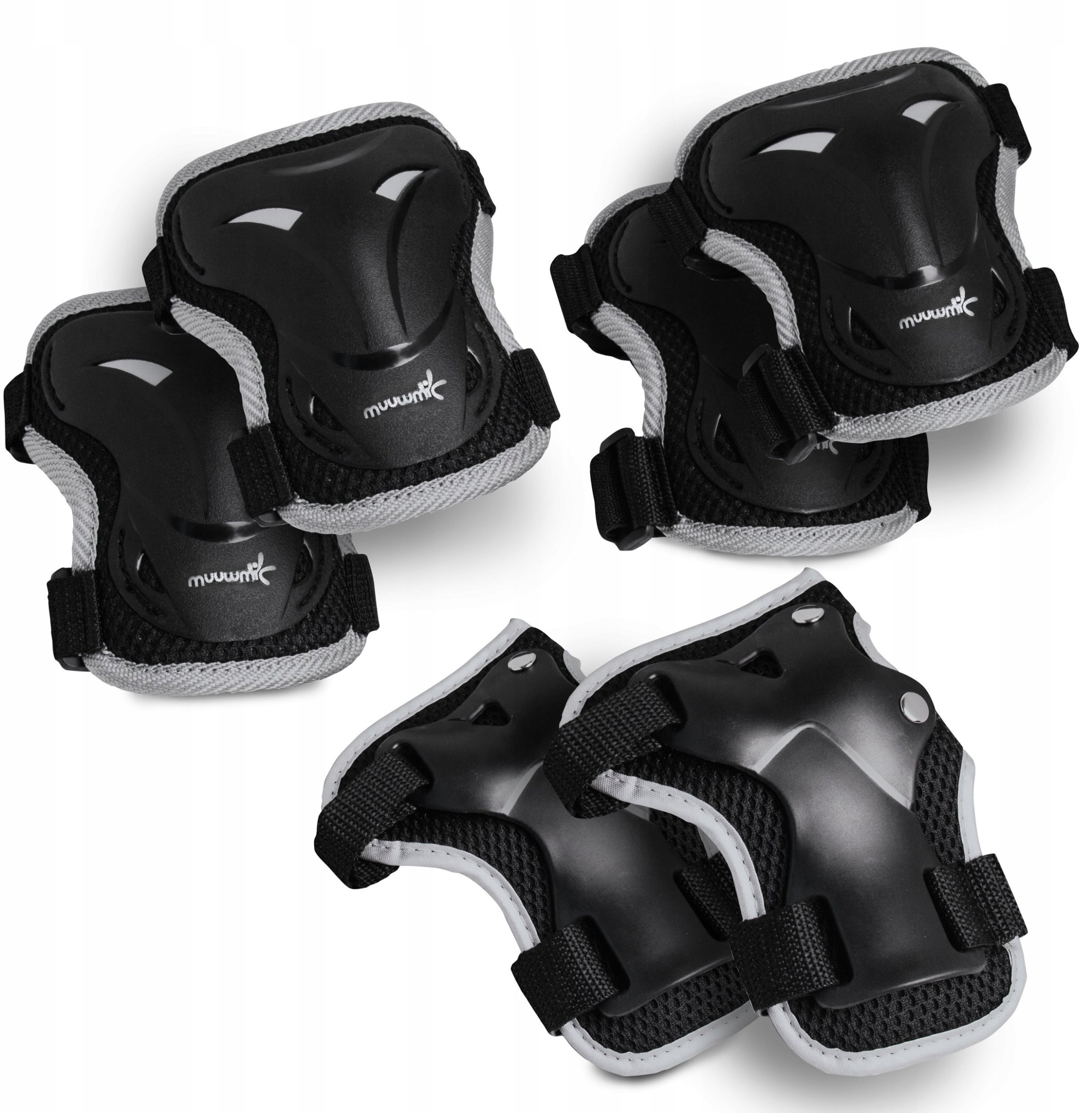 Sale! Muuwmi Elbow and knee protector set S size black AU 272