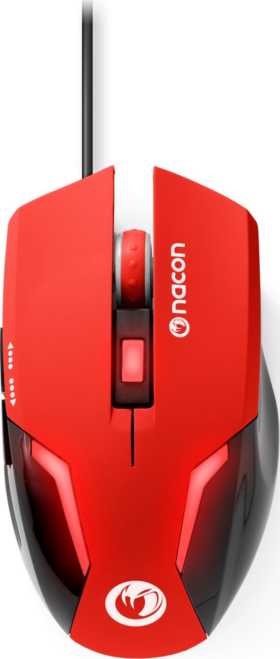 Mysz Nacon GM-105 czerwona (PCGM-105RED)