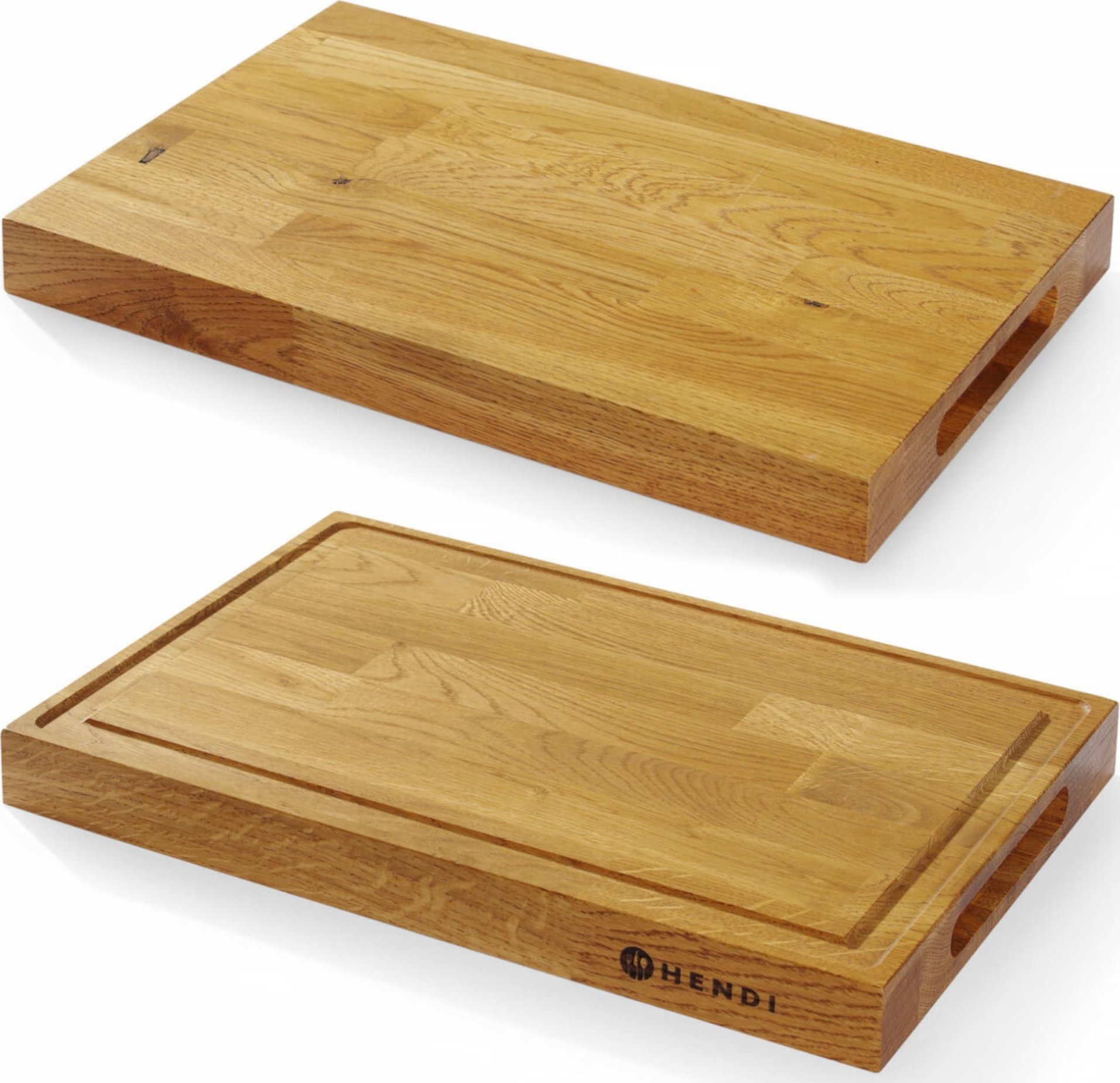 Deska do krojenia Hendi Deska do serwowania podawania potraw DĘBOWA 42x28cm grubość 4cm