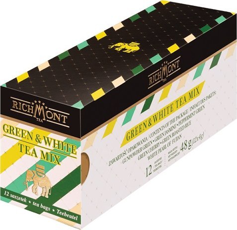Richmont Zestaw Herbat zielonych i białych Richmont Mix 12