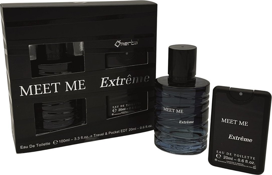 Omerta Meet Me Extreme Zestaw woda toaletowa spray 100ml + woda toaletowa spray 20ml