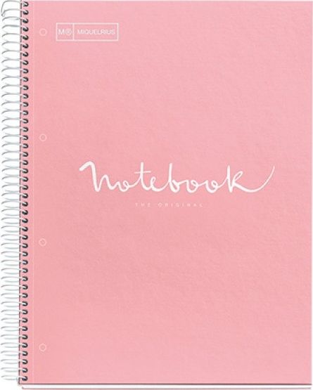 MIQUELRIUS Kołozeszyt MIQUELRIUS Emotions, A4, 80 kart., 90g, różowy