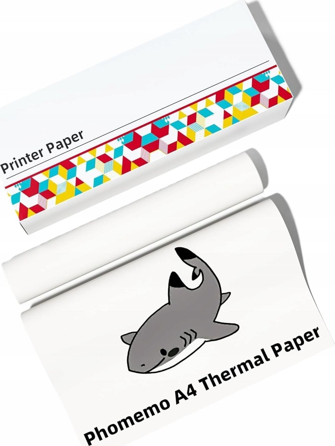 Phomemo Papier Termiczny Kartki Wkład 2 Rolka Rolki Letter 216mm do Phomemo M832 / Q22-RMSG10-LTRM8