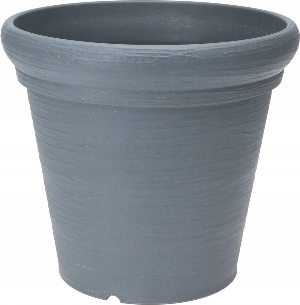 Vilde Doniczka ogrodowa plastikowa szara okrągła 38x34 cm
