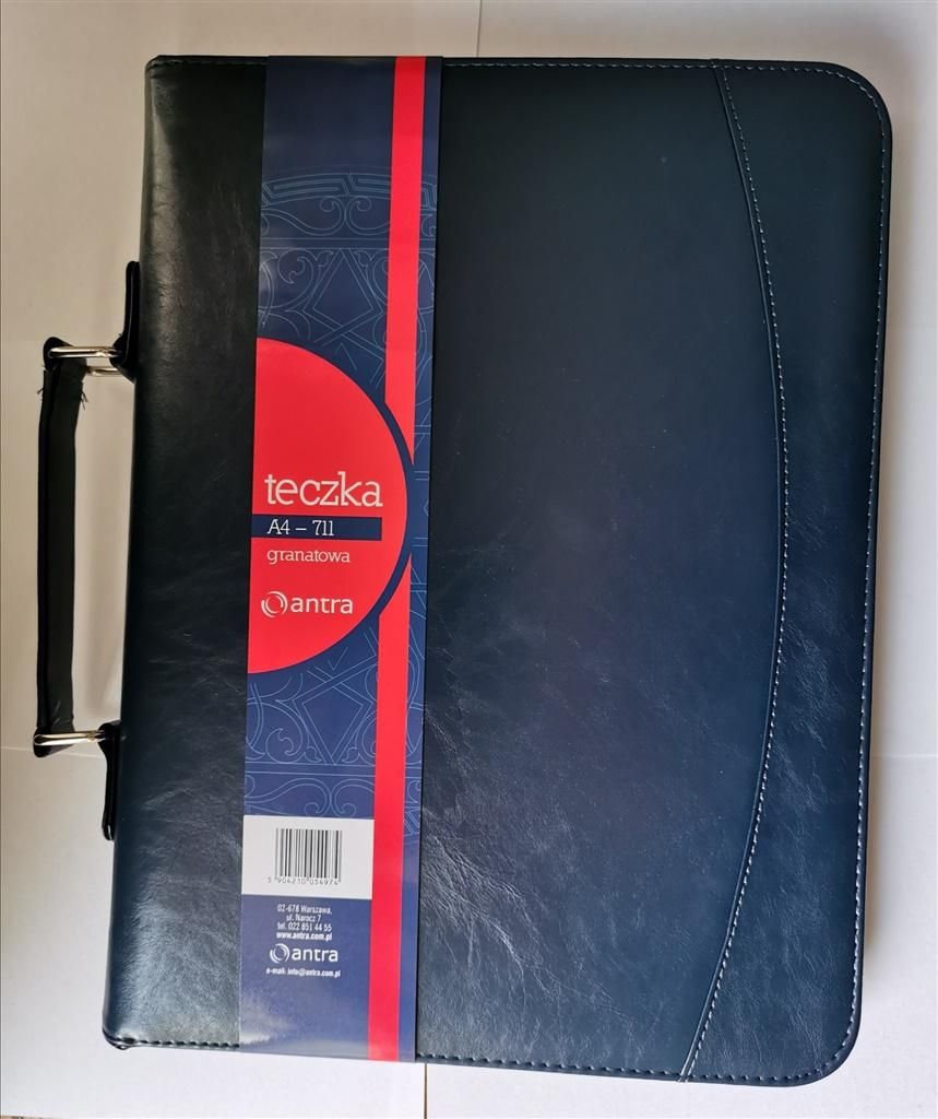 Antra Teczka A4 711 Granatowa ANTRA