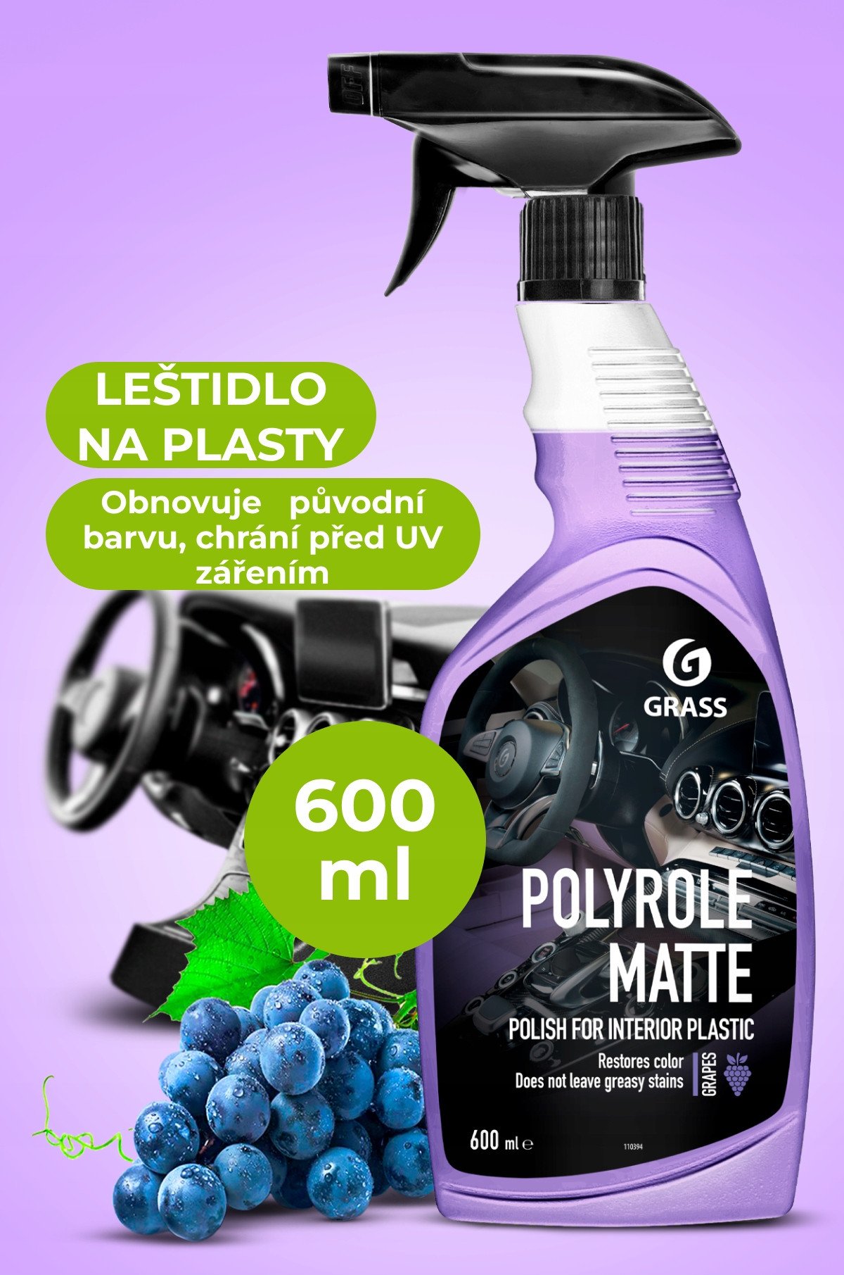 POLISHING POLYROLE MATTE GRAPE 600ML