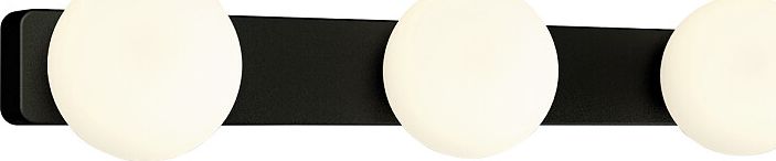 Kinkiet Nowodvorski Kinkiet ścienny LED Ready do łazienki czarny Nowodvorski Brazos 8056