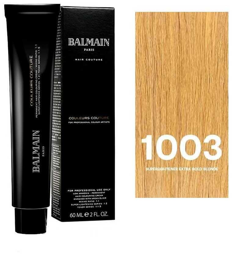 Balmain Professionnel, Couleurs Couture, Permanent Hair Dye, 1003 Superlightener Extra Gold Blonde, 60 ml For Women