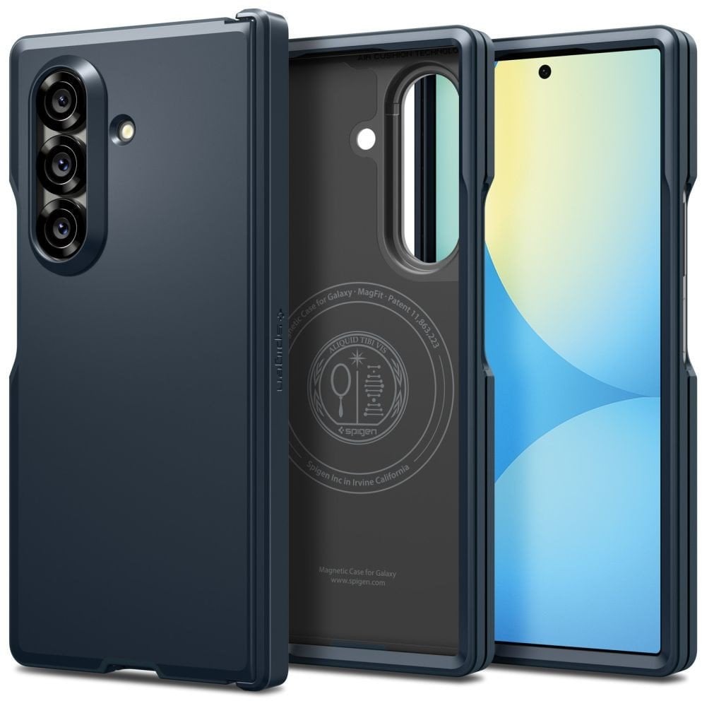 Etui Spigen Tough Armor Pro Mag MagSafe do Samsung Galaxy Z Fold7 metal slate