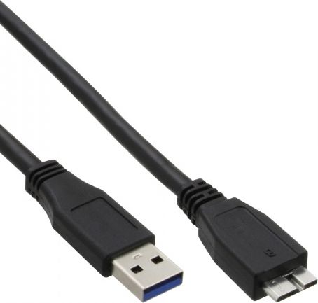 Kabel USB InLine USB-A - micro-B 3 m Czarny (35430)