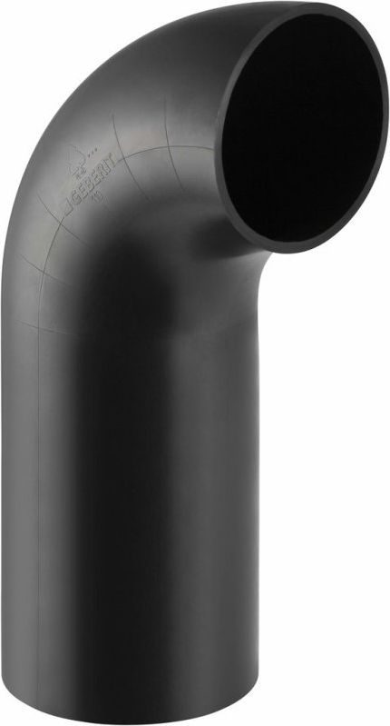 Geberit Kolano o przedłożonym końcu PE 90° 125mm (368.055.16.1)