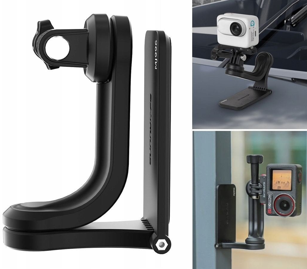 Uchwyt Do Gopro Xiaomi Insta360 Sjcam Dji Mocowanie Metal Płytka Na Magnes / Mj996