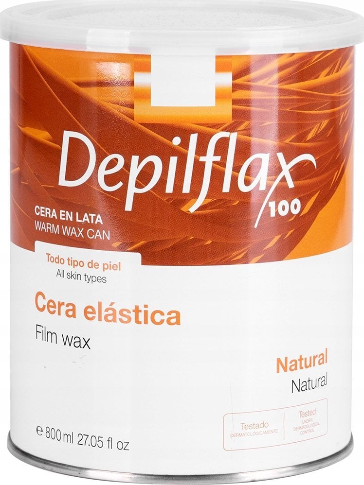 Depilator Activeshop Depilflax wosk do depilacji puszka natural 800 ml FILM WAX