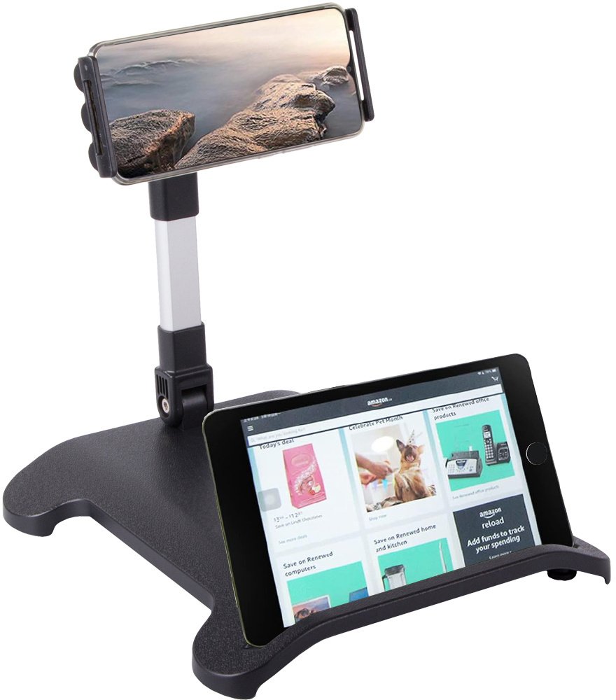 Podstawka stojak pod telefon na tablet uchwyt teleskopowy 2w1