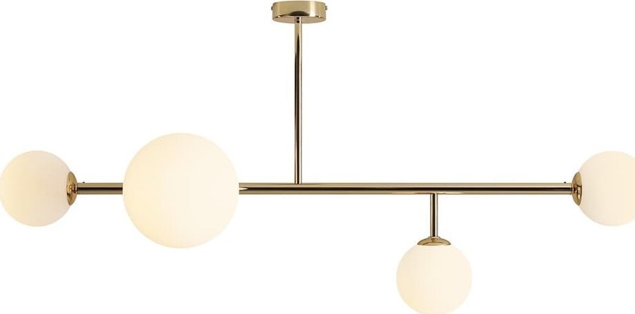 Lampa sufitowa Aldex Sufitowa lampa jadalniana Dione 1092PL_L30 Aldex molekuły złota