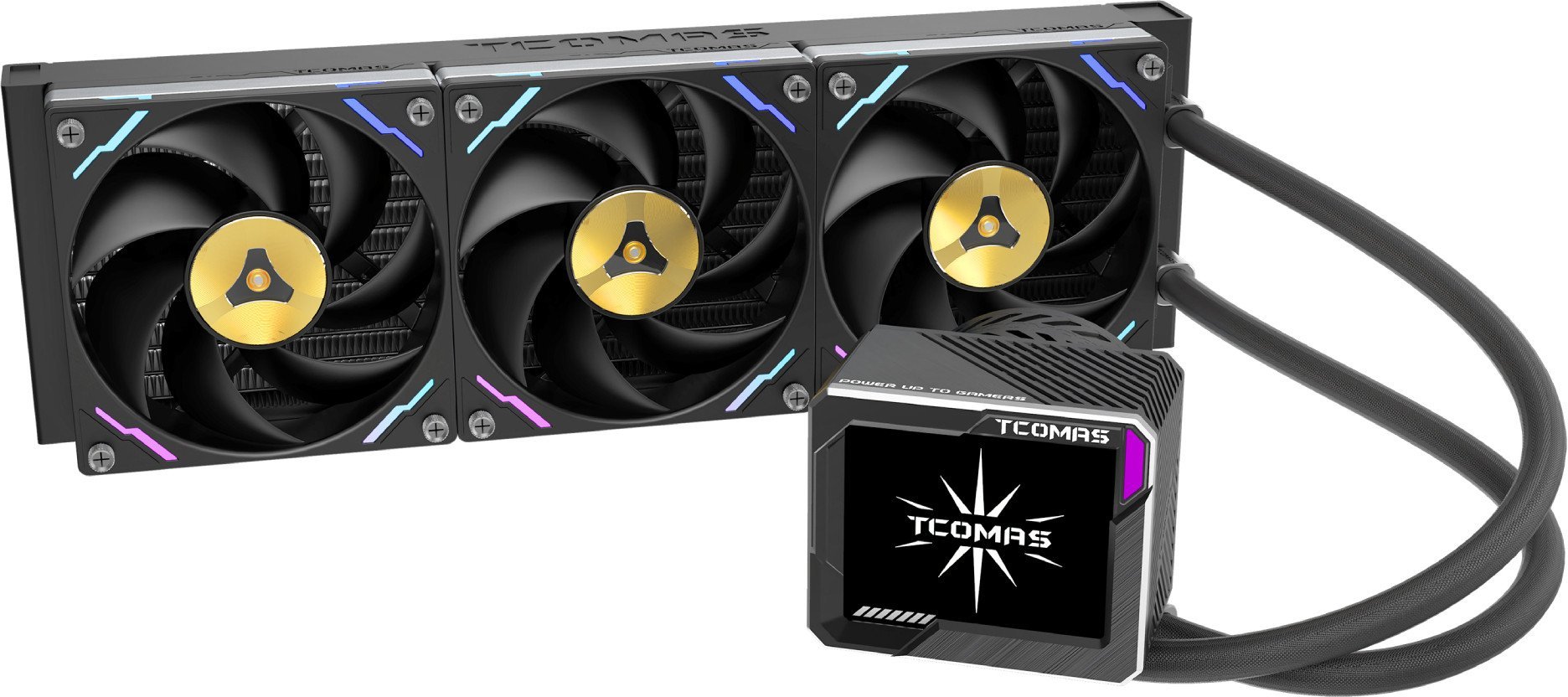 Chłodzenie wodne Tcomas LG700 PRO 360 Czarne