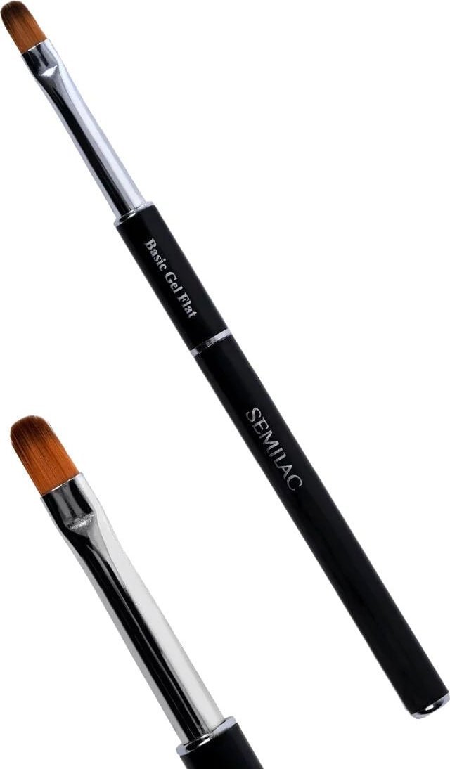 SEMILAC Pędzel do żelu Basic Gel Flat