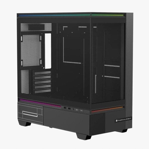 Thermalright TL-M10 Vision (Juodas) Kompiuterio Korpusas