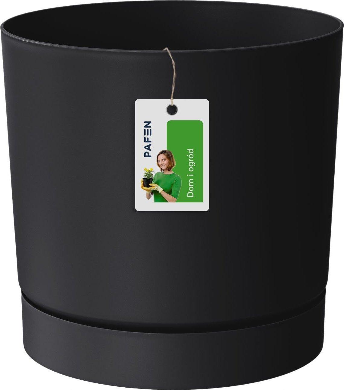 Prosperplast Doniczka na kwiaty Donica okrągła z podstawką Tubo