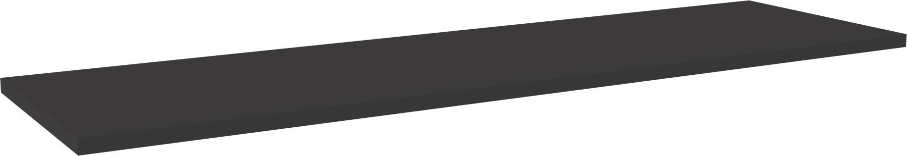Comad Blat naszafkowy, łazienkowy, 160 cm, czarny, mat