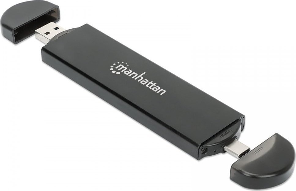 Manhattan Manhattan Obudowa Zewnętrzna USB-C/A 3.2 Gen2 Dysku M.2 NVMe SATA SSD