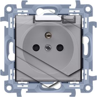 Kontakt-Simon Gniazdo wtyczkowe pojedyncze IP44 16A biały (CGZ1BU.01/11)