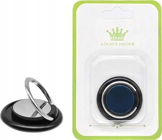 Vega UCHWYT TELEFONU STOJAK PREMIUM UNIWERSALNY VEGA CZARNY RING HOLDER>