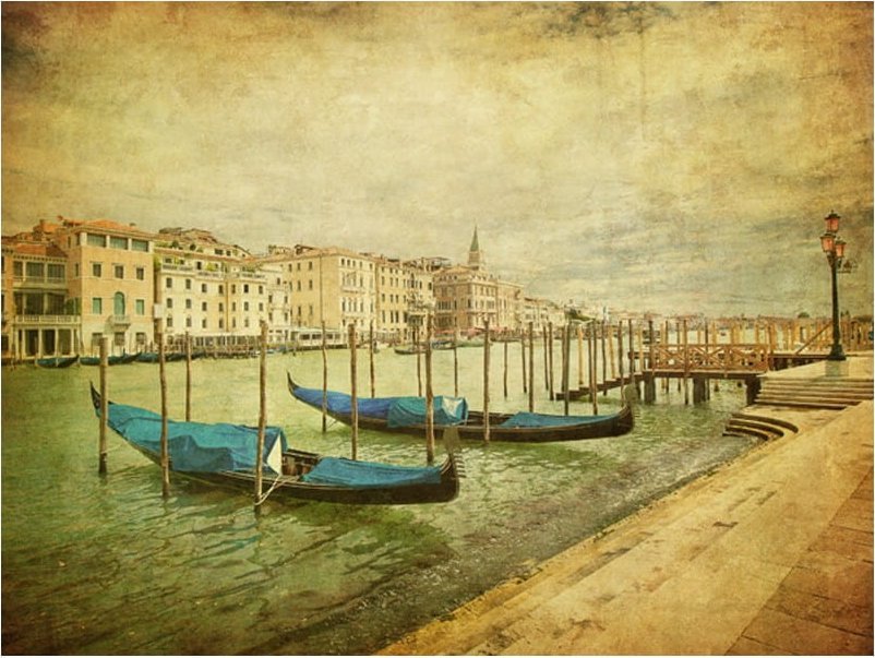 DecoNest Fototapeta - Grand Canal, Venice (Vintage) - 300X231