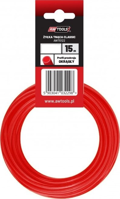 AWTools Żyłka tnąca Classic 1,6mm 15m okrągła (AW70121)
