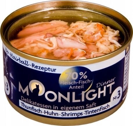 Moonlight Dinner Nr 3 - Tuna, kurczak, krewetka, kałamarnica. 80g