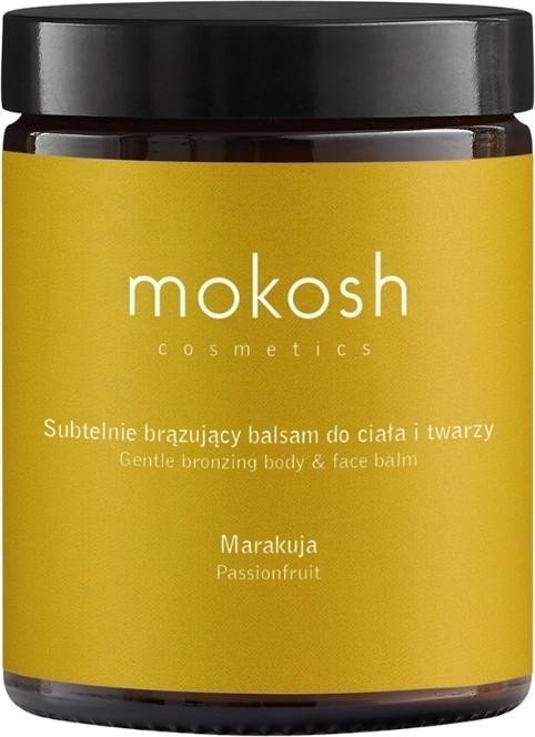 Mokosh Mokosh, Subtelnie brązujący balsam do ciała i twarzy Marakuja, 180 ml