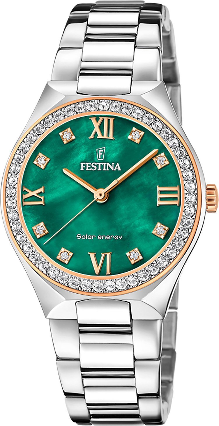 Zegarek Festina Zegarek damski Festina F20658-3 CYRKONIE srebrny