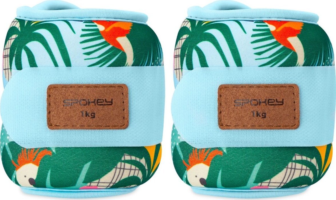 Spokey Obciążenia na kostki i nadgarstki HOME JUNGLE 2x 1 kg