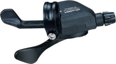 Microshift Manetka MICROSHIFT MARVO, Lewa, 2/3x9/11s lub 3x10, Kompatybilna z Shimano, Xpress Trigger, Bez Wskaźnika Przełożeń (NEW)