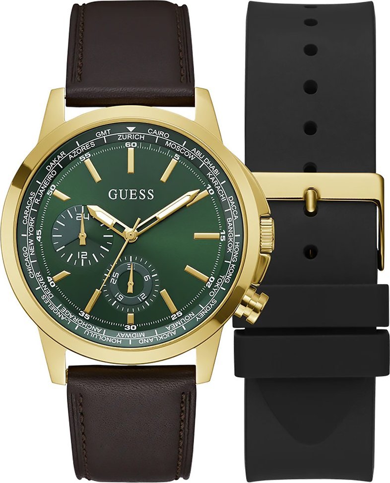 Zegarek Guess Zegarek męski Guess GW0664G2 brązowy