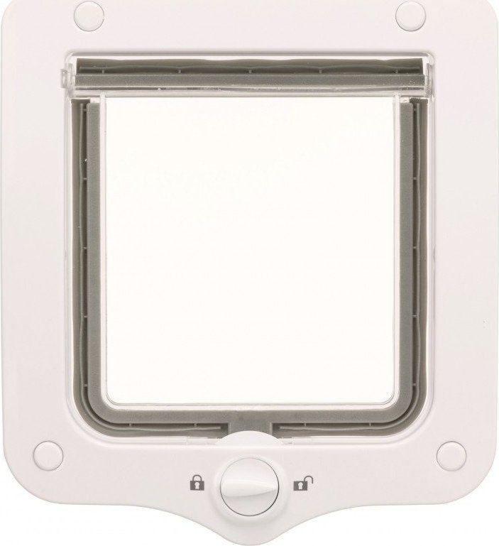 Trixie Drzwiczki dla kota 2-Way, 20 22 cm, białe (TX-44201)