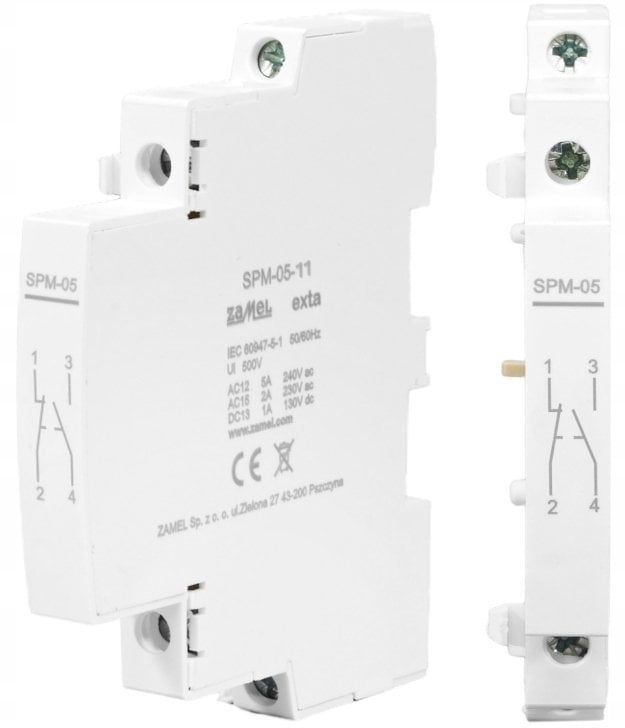 Zamel Styk pomocniczy do styczników serii EXTA STM 5A 1Z+1R SPM-05-11 EXT10000312